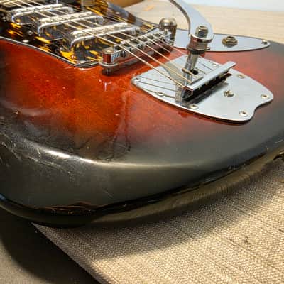 Vintage Japanese Body Partscaster Strat - Tobacco Sunburst image 19