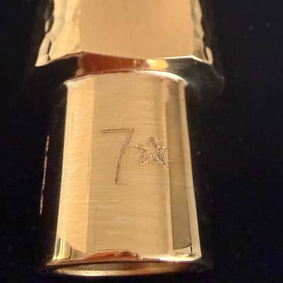 JodyJazz Hand Hammered (HH) 7* Bb Tenor Saxophone Mouthpiece - Gold Plated image 5