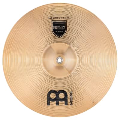 Meinl Student Bronze MA-BZ-14M 14" Marching Cymbals image 4