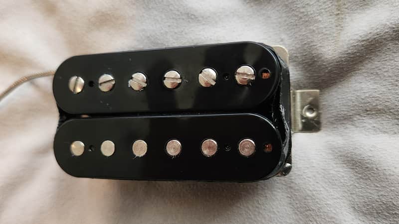 70s Tribute Rhythm, Double Black, 2-Conductor, Potted, Alnico 5, 16.2K Humbucking Pickup image 1