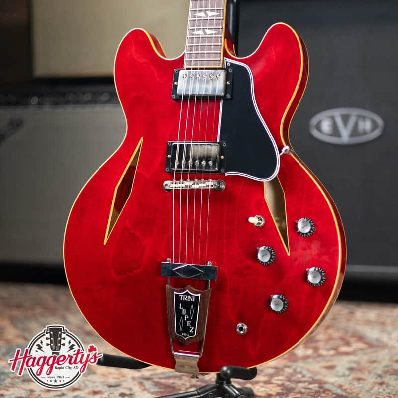 Gibson Custom Shop 1964 Trini Lopez Standard Reissue VOS Semi-Hollow Guitar - Sixties Cherry with Hardshell Case image 1