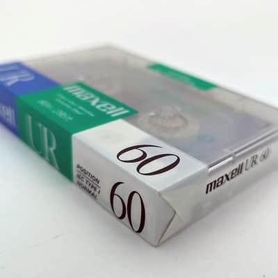 Maxell UR60 ferric Type 1 60 Minutes Audio Blank Cassette Tape - Sealed - Brand New image 3