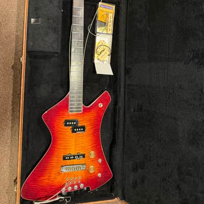 Washburn B-20 8 String Bass 1970s - Sunburst image 1
