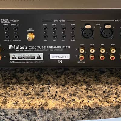 McIntosh C220 Tube Preamplifier image 3