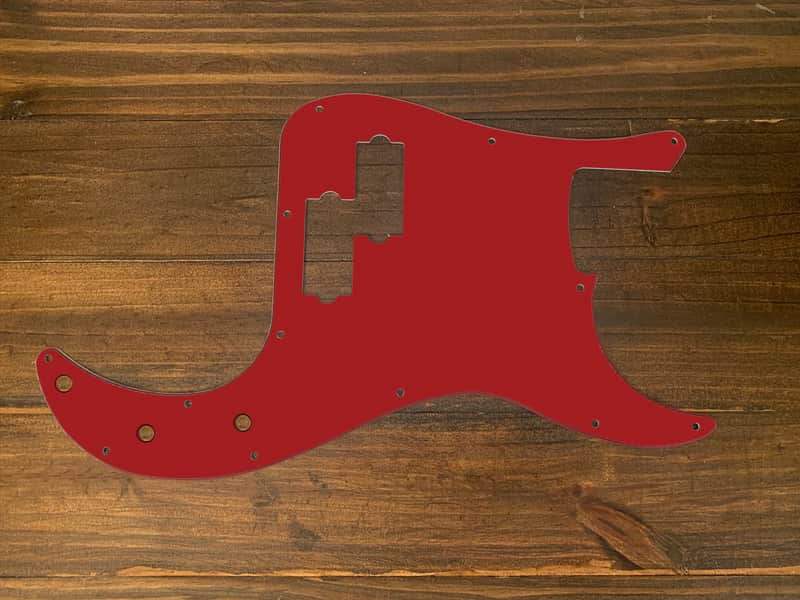 P Bass style Pickguard 2021 by Carmedon Candy Apple Red(matte) image 1