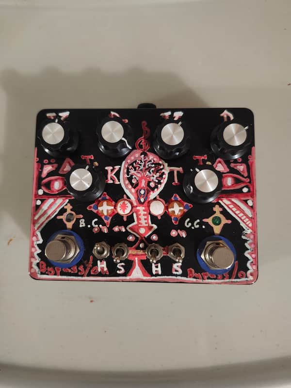 KOT + high gain mod n external clipping switches KOT 2021 - Custom paint black image 1