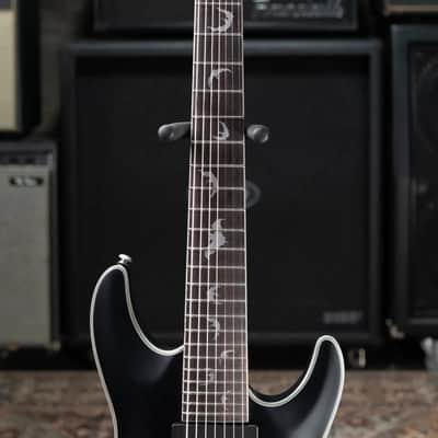 Schecter Damien Platinum-7 7-String Electric Guitar - Satin Black image 6