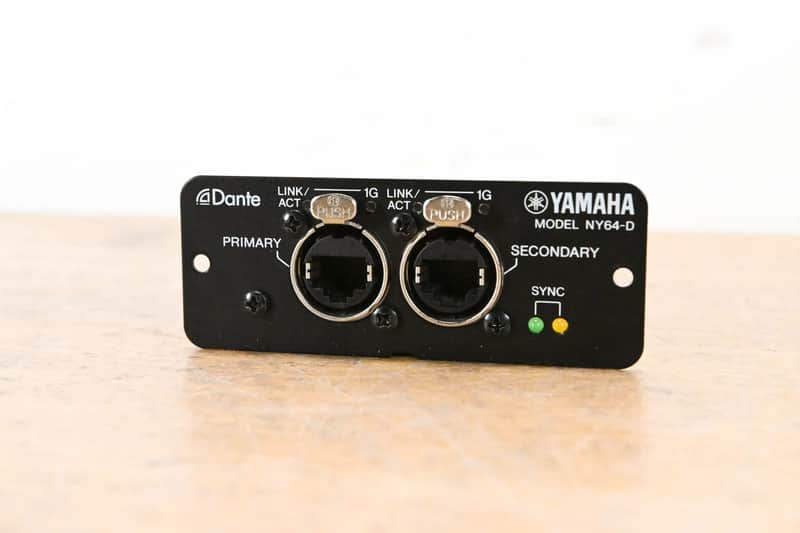 Yamaha NY64-D Dante I/O Expansion Card for TF Mixers CG0149A image 1