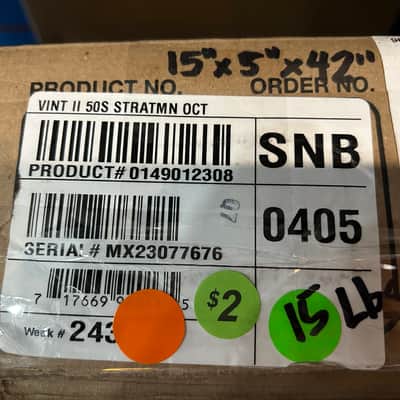 Fender Vintera II '50s Stratocaster with Maple Fretboard Ocean Turquoise #MX23077676 / 8lbs. 4.2oz image 14