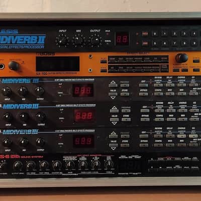 Alesis Midiverb II 16-Bit Digital Effects Processor 1990s - Black image 3