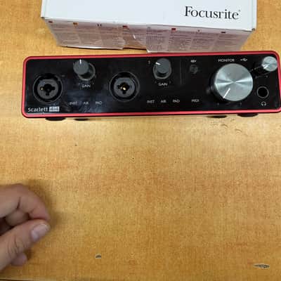 Focusrite Scarlett 4i4 3rd Gen USB Audio Interface 2019 - Present - Red / Black image 2