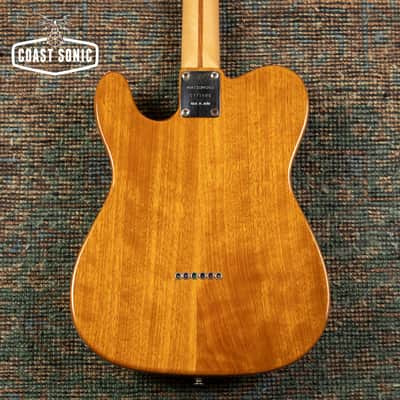 1977 Aria Pro II "Backaroo" TE-500 Thinline Telecaster Made in Japan Matsumoku w/case image 3