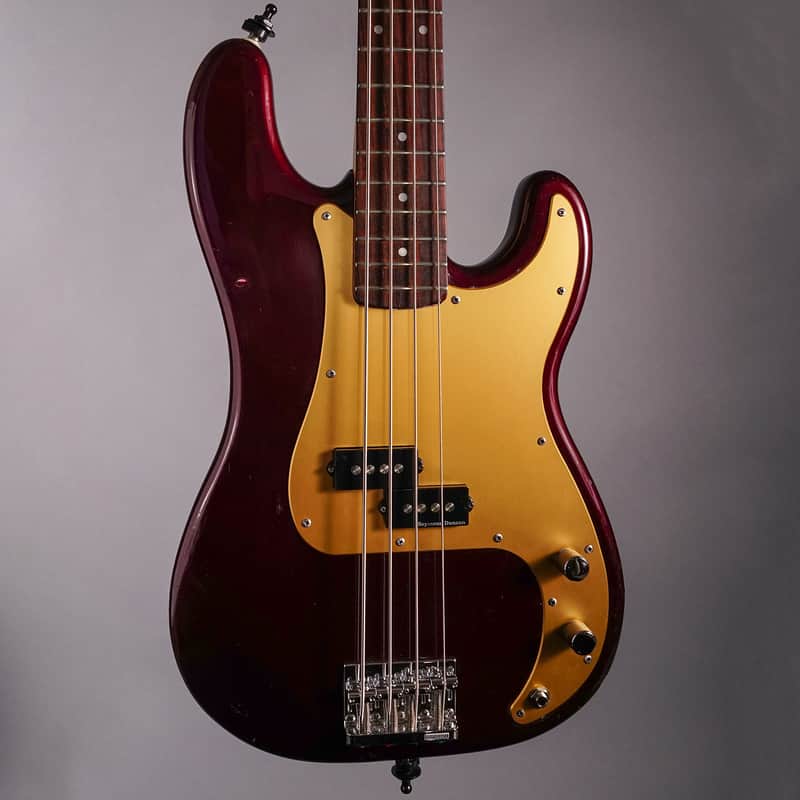 Squier Precision Bass 'Made in Korea' 1996 Wine Red image 1