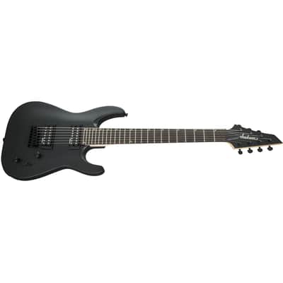 Jackson JS22-7 Dinky Arch Top DKA HT, Amaranth Fingerboard, Satin Black image 4