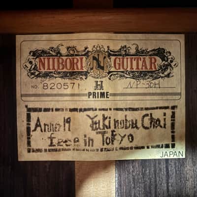 Yukinobu Chai NP-30H Niibori Spruce/Indian Rosewood 1982 Japan image 3
