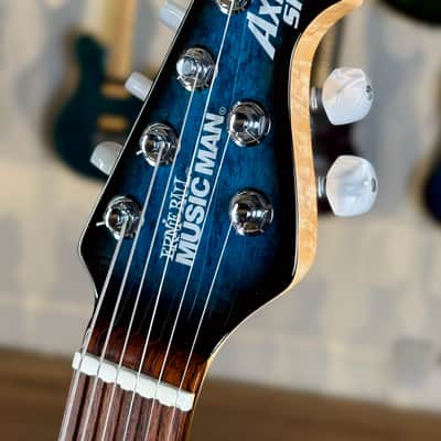 Ernie Ball Music Man Axis Super Sport BFR (Ball Family Reserve) - Translucent Blue Burst image 9