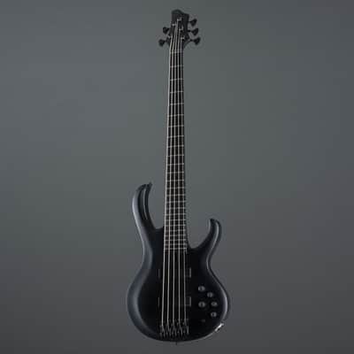 Ibanez Iron Label BTB625EX-BKF Black Flat - 5-String Electric Bass image 10