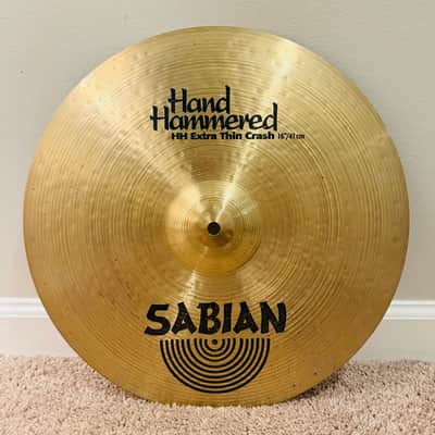Sabian 16" HH Hand Hammered Extra Thin Crash Cymbal 1992 - 2015 - Natural image 1