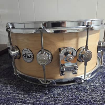 DW Collector's Series Solid Maple 6.5x14" Snare Drum *Rare* image 3