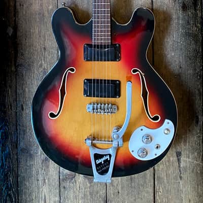1960's Mosrite Celebrity with Bigsby in Sunburst finish image 1