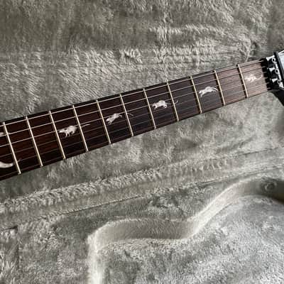 ESP LTD KH-Nosferatu Kirk Hammett Signature 2016 - Black with Nosferatu Graphic image 4