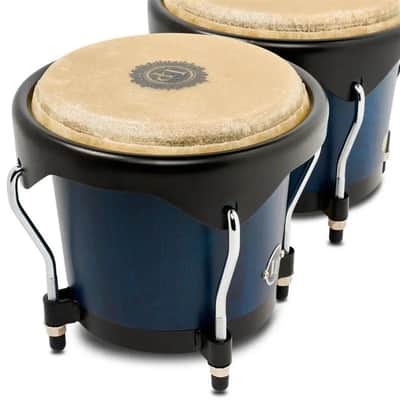 LP City II Mango Wood Bongos Blue image 5
