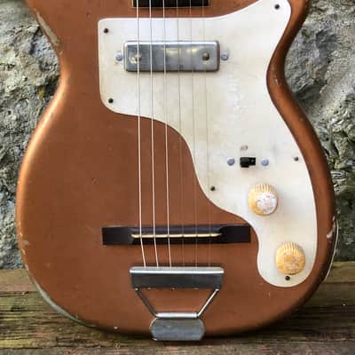 1952 Harmony Stratotone H-44 Copper image 3
