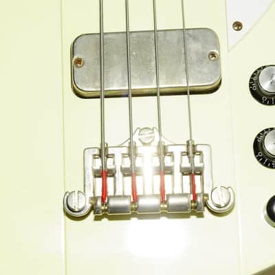 Orville by Gibson Thunderbird Cream Electric Bass Ref No 3702 image 5