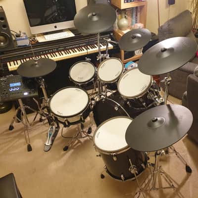 Roland VAD706 Acoustic Design Series Electronic V-Drum Kit 2021 - Present - Gloss Ebony image 4