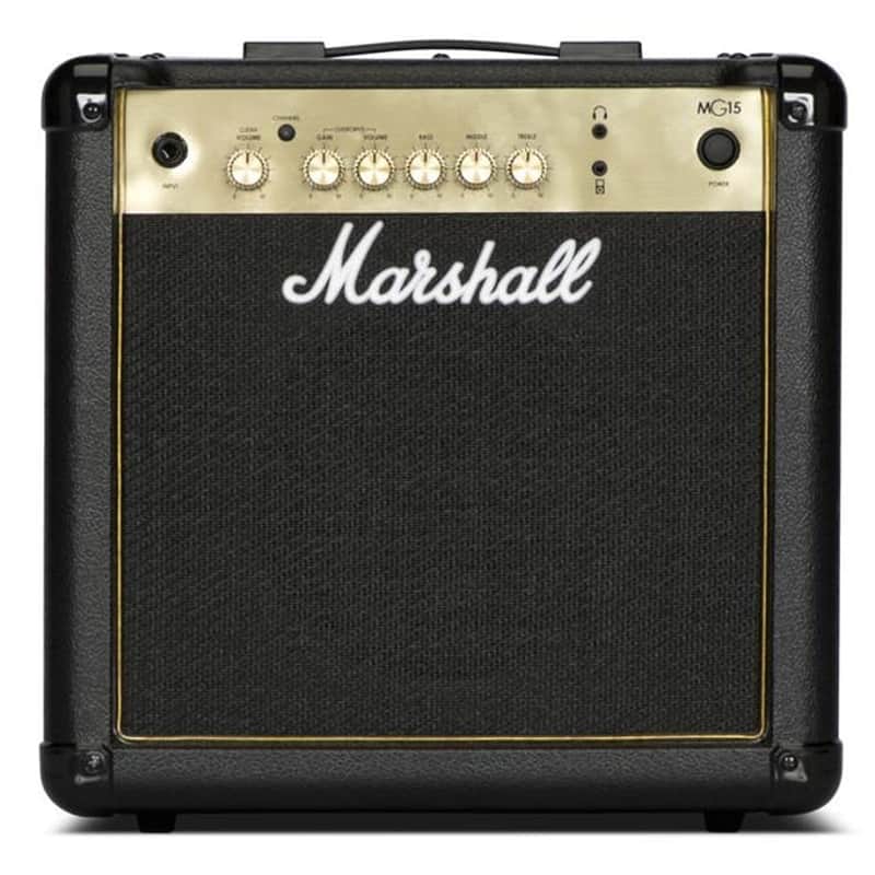 Marshall MG15G 15W 1x8" Solid State Guitar Combo Amplifier | Black & Gold image 1