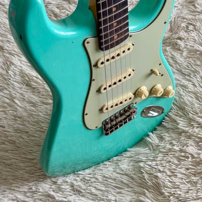 Fender Custom Shop '59 Reissue Stratocaster Seafoam Green Electric Guitar image 12