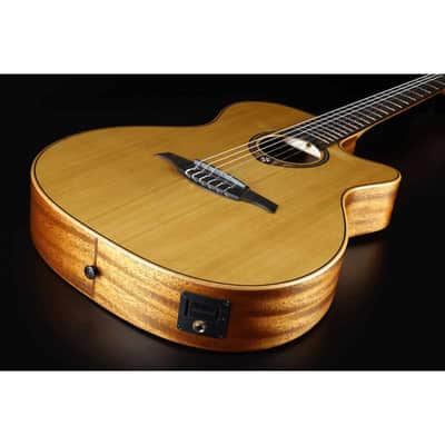 LÂG TN170ASCE Folk Nylon Auditorium Slim Pan-Coupé Électro image 6