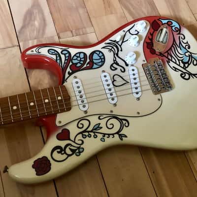 Fender Jimi Hendrix Artist Series Signature Monterey Stratocaster 2017 - 2018 - Monterey Graphic image 2
