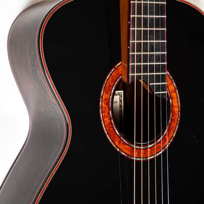 Charles Edward Fox  2005 Ergo SJ-12 Noir - Alpine Spruce w/Brazilian Rosewood image 4