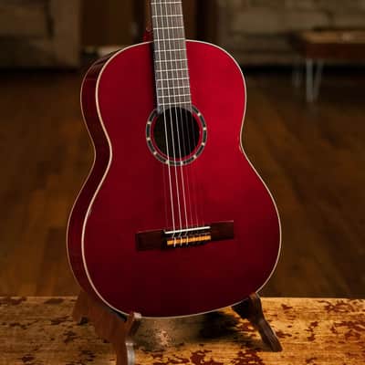 Ortega R131SN-WR Family Series Pro Solid Cedar Top Mahogany Neck Nylon 6-String Classical Acoustic Guitar w/Gig Bag image 14