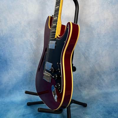 2012 Fender Japan ST-HO 2H Hollow Body Cherry Stratocaster, MIJ image 10