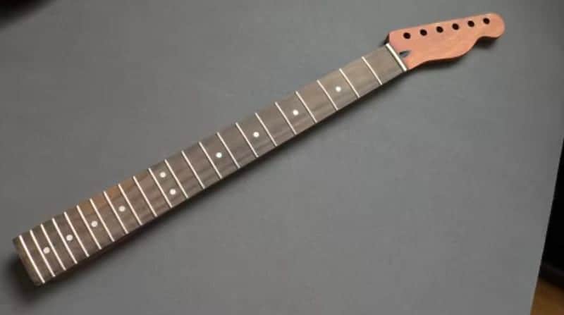 Mahogany Wood Telecaster Tele Style Guitar Neck, 22 Frets Rosewood Fingerboard image 1