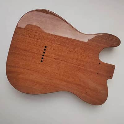 Vintage Mahogany Telecaster Tele Style Guitar Body image 5