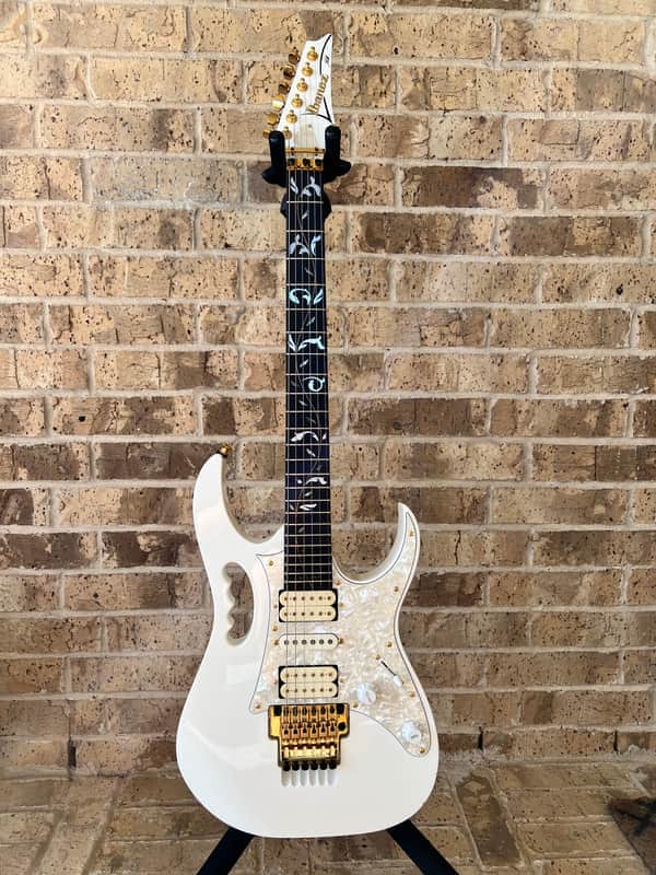 Ibanez JEM7V-WH Steve Vai Signature with Ebony Fretboard 1994 - White image 1