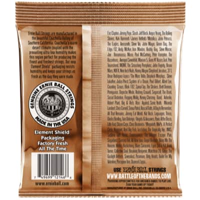 Ernie Ball Earthwood Phosphor Bronze Acoustic Guitar String Set 12-54 image 2