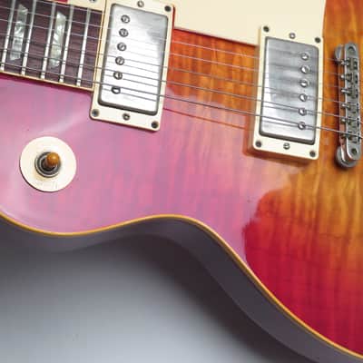 1982 Gibson Les Paul 59 Reissue Cherry Sunburst - "One Off" Kalamazoo Early 59 RI - Super Flame Top Used – Very Good image 15