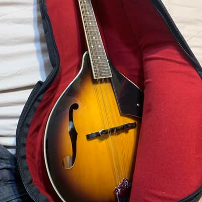 Oscar Schmidt Washburn OM-10 Mandolin and Superior Case Gigbag 2000s - Sunburst image 15
