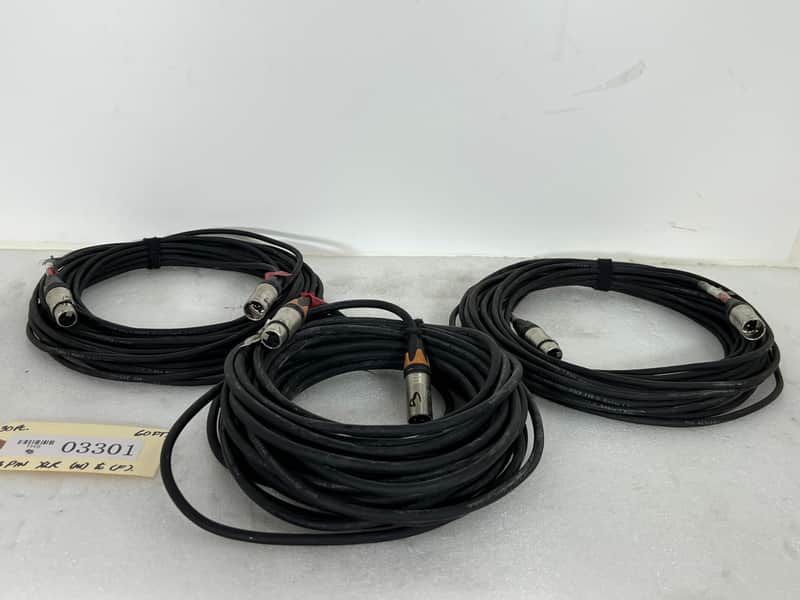 Unbranded 60FT 3 Pin XLR (M) To (F) Signal Cable #03301 (One)TRUEHEARTSOUND image 1