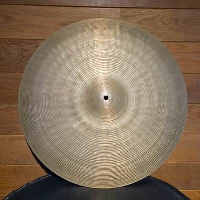Wooding by Ufip 20", 18" , 14 " HH Jazz/light cymbals 1970s - B20 bronze image 4
