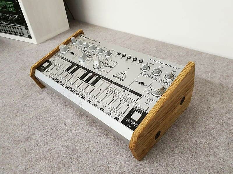 Behringer TD3 or RD6 Oak Stand from Synths And Wood image 1