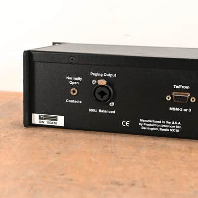 Production Intercom MS-200 2-Channel Master Station (NO POWER SUPPLY) CG01CSV image 9