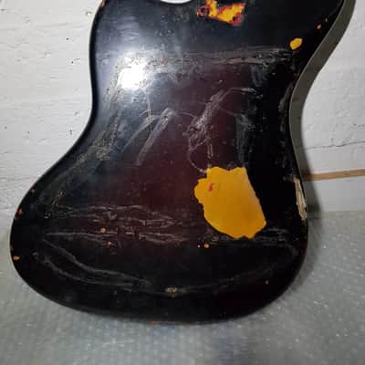 1963 FENDER JAGUAR BODY USA - DAKOTA RED CUSTOM COLOUR image 8