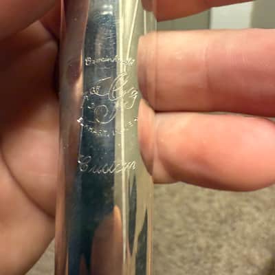 Gemeinhardt KG Special Solid Silver Flute, Open-Hole, B-Foot, Gold Lip, Case image 13