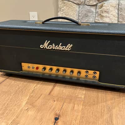 1968 Marshall Plexi Super Bass 100w (model 1992) Black Vintage UK Amp image 3