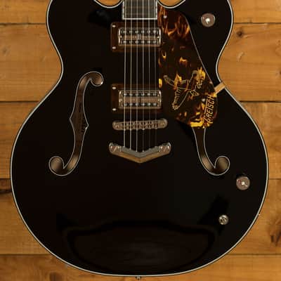 Gretsch G6636-RF Richard Fortus Signature Falcon Centre Block with V-Stoptail Ebony Black image 1